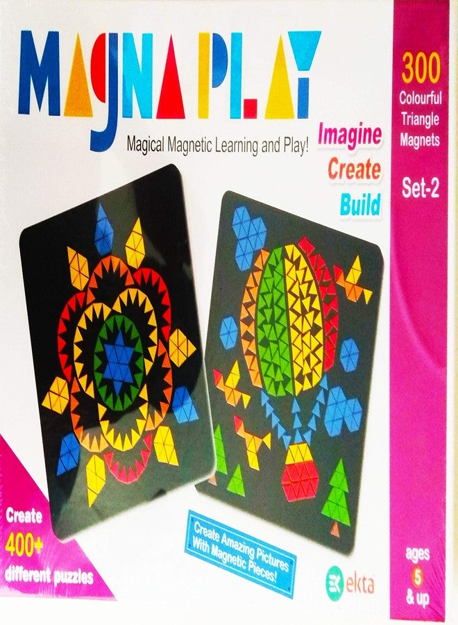 EKTA Magna Play Set-2 for Kids 5+ Yrs/Birthday Gift- Multi Color, 1 Piece